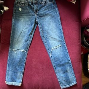 NWOT Gap size 0/25R sexy boyfriend fit jeans.